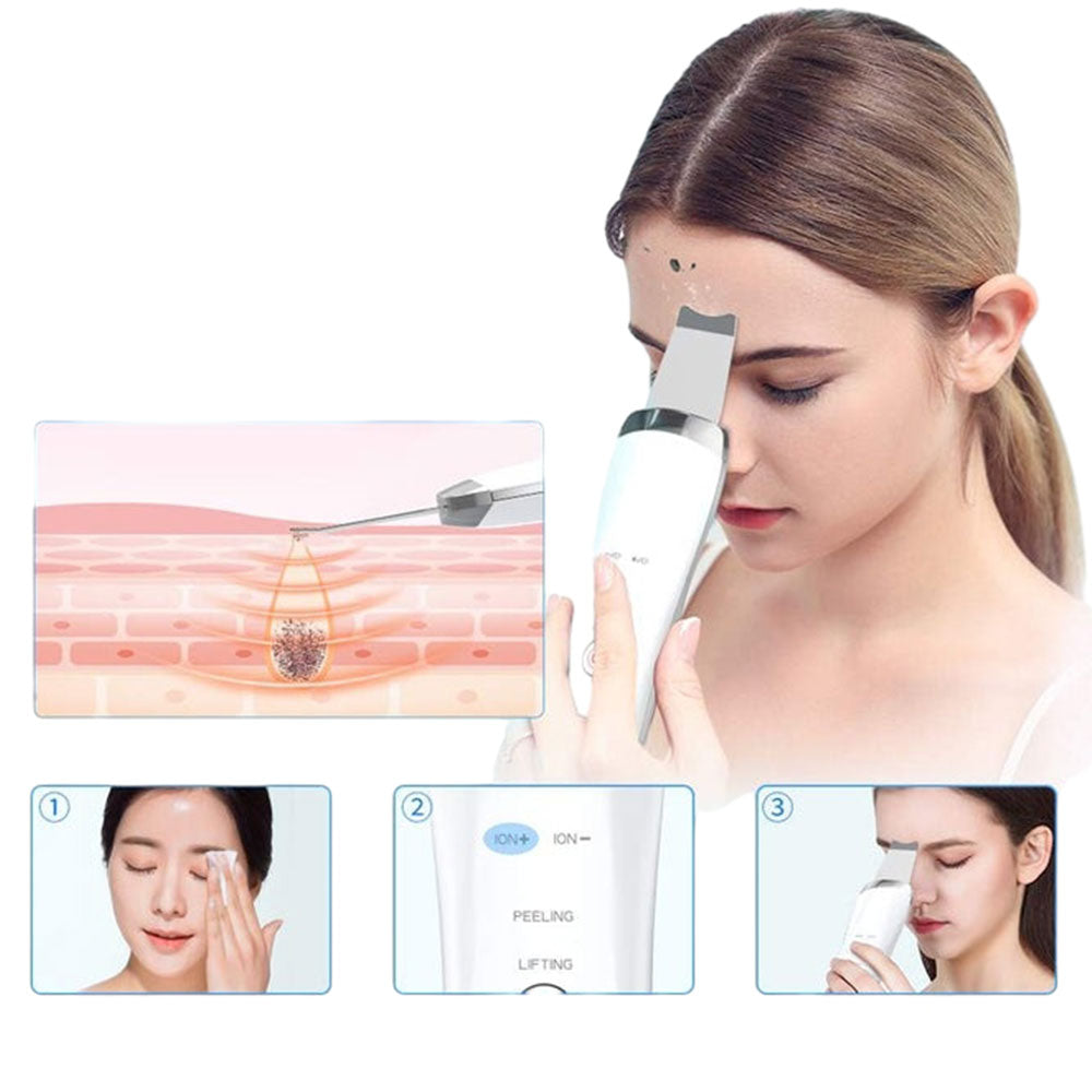 Lumono™ SkinLift Ultrasonic Scrubber – Tiefenreinigung, Glow & Anti-Aging